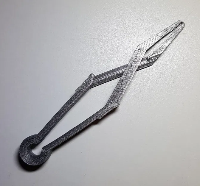 Nhíp kẹp chéo (Cross Tweezers/Pinzette) - dễ in (easy print) - Image 1