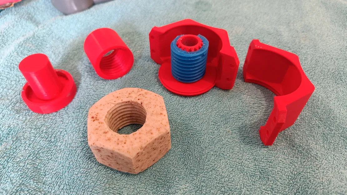 M30 nut soap – Khuôn làm xà phòng hình đai ốc M30 - Image 1