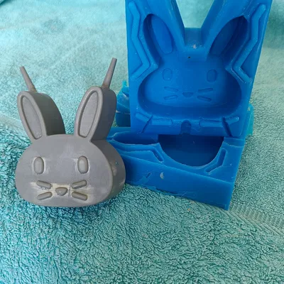 Khuôn xà phòng hình thỏ (Bunny Soap Mold)
