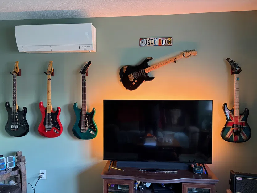 Móc treo tường đàn guitar điện (Electric Guitar Wall Hanger REMIX) - Image 4