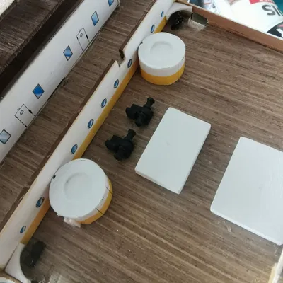 Treuils (Treuil 2965, 2966 & 2967) cho Titanic tỉ lệ 1/250