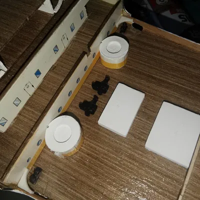 Treuils (Treuil 2965, 2966 & 2967) cho Titanic tỉ lệ 1/250