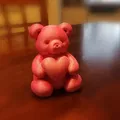 Gấu bóng bay cầm trái tim (Balloon Bear with Heart) - Thumbnail 4
