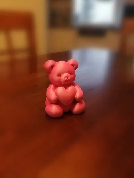 Gấu bóng bay cầm trái tim (Balloon Bear with Heart) - Image 5