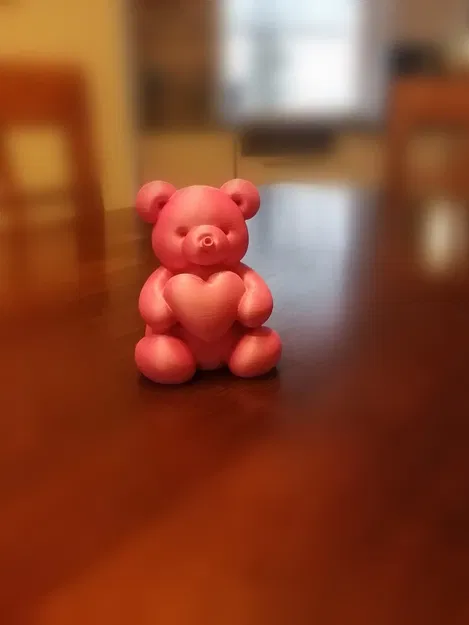 Gấu bóng bay cầm trái tim (Balloon Bear with Heart) - Image 8