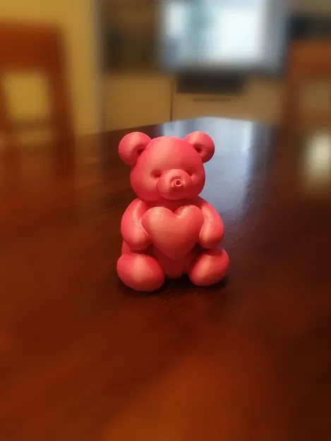 Gấu bóng bay cầm trái tim (Balloon Bear with Heart) - Image 9