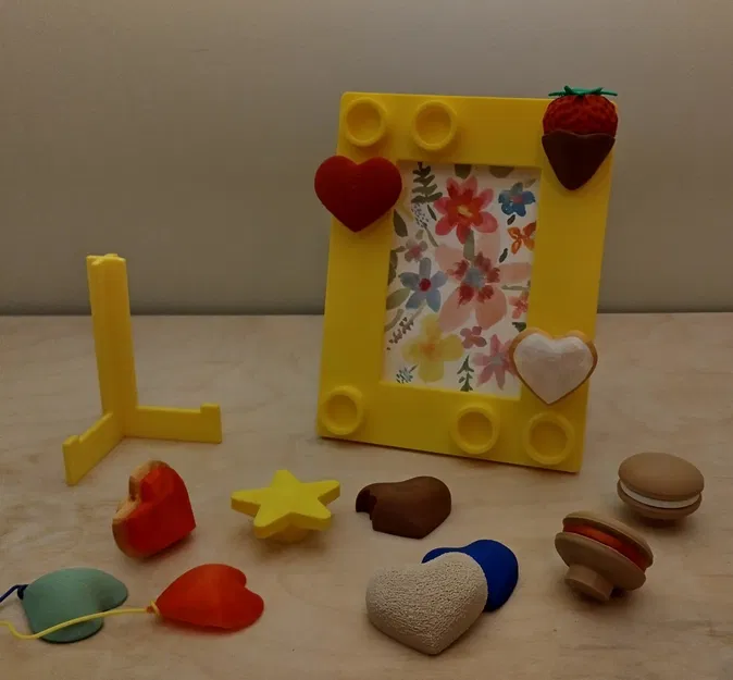 Khung hình dạng brick (tương thích Lego Wreath) - Image 1