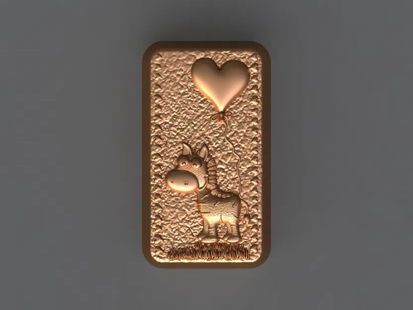 Zebra_PgxY6P – Mẫu 3D khuôn Zebra dùng làm xà phòng/chocolate/nến - Image 1