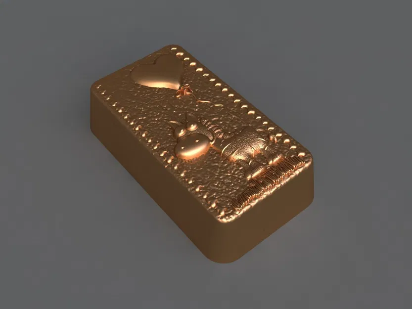 Zebra_PgxY6P – Mẫu 3D khuôn Zebra dùng làm xà phòng/chocolate/nến - Image 4