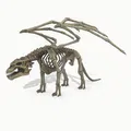 Bộ xương rồng (Dragon Skeleton) chi tiết cao, texture 4K - Thumbnail 1