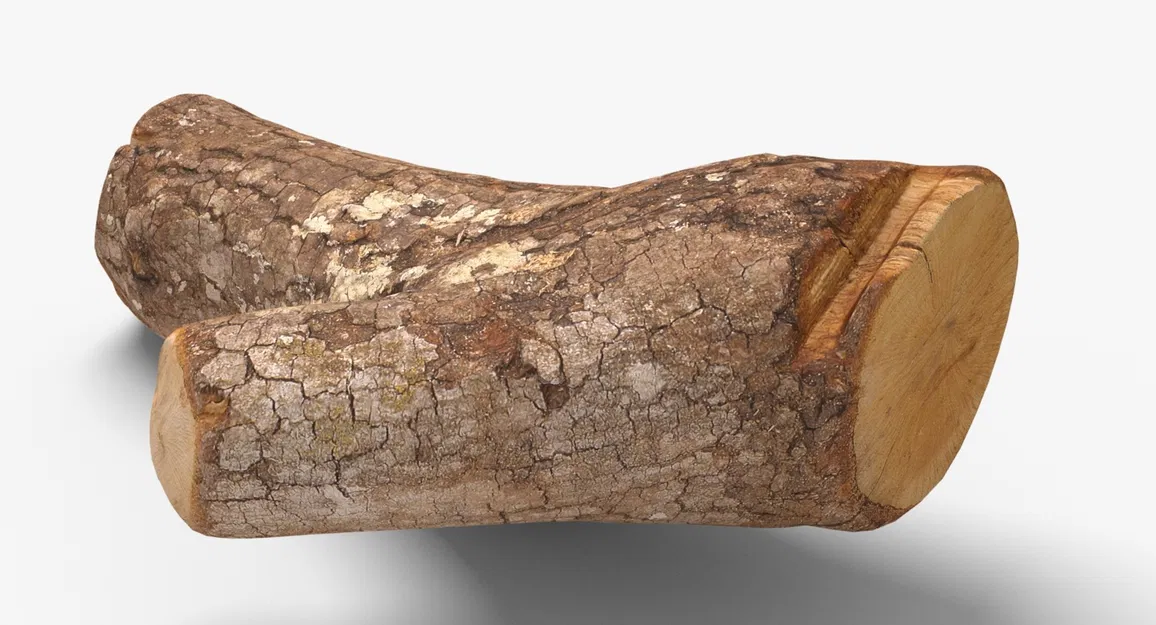 Firewood 02_rw2md – Mẫu củi lowpoly Game Ready cho Unreal 4 - Image 1