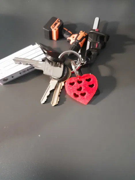 Serduszko brelok – Móc khóa hình trái tim - Image 3
