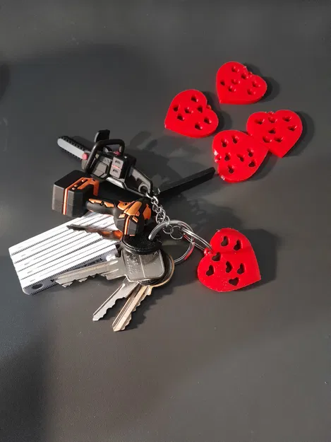 Serduszko brelok – Móc khóa hình trái tim - Image 4