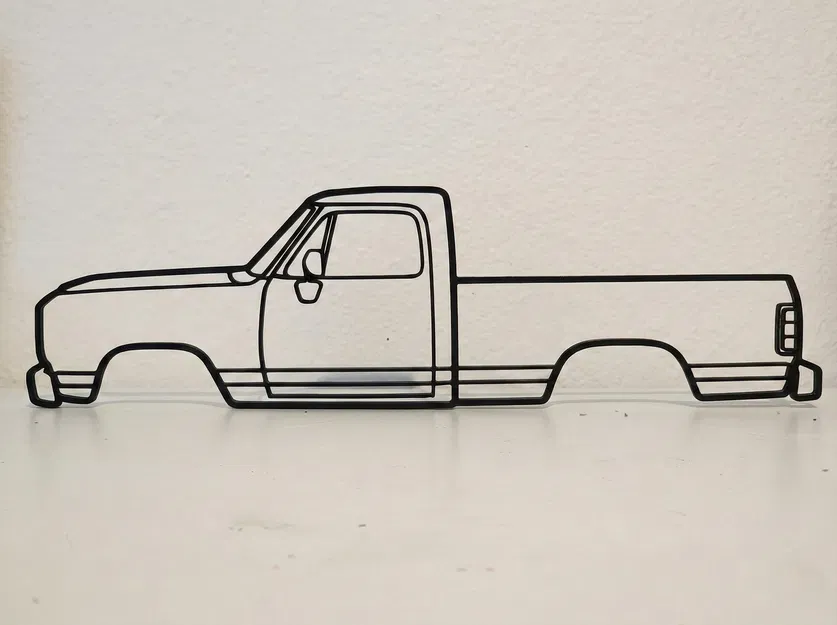 Tranh treo tường Dodge Ram Squarebody 1st Gen Cummins - Image 1