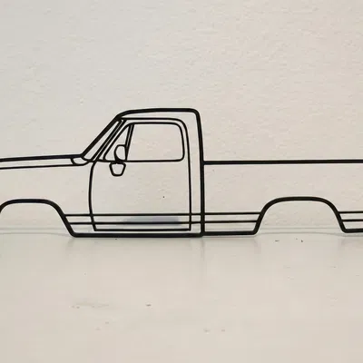 Tranh treo tường Dodge Ram Squarebody 1st Gen Cummins