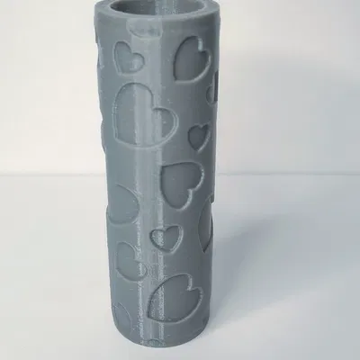 Con lăn tạo vân đất sét nặn họa tiết trái tim