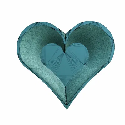 Bình Hoa Trái Tim Trang Trí Valentine (Valentine Heart Vase Decor)