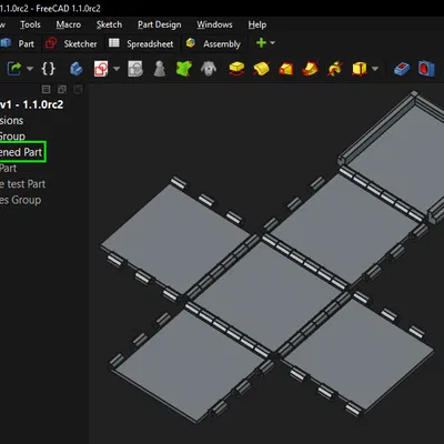 Hộp Bản Lề Filament - V1 - Parametric - FreeCAD 1.1.0rc2