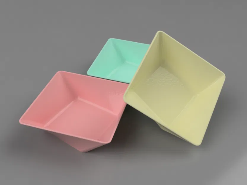 Slope Bowl – Tô Vuông Tối Giản - Image 1