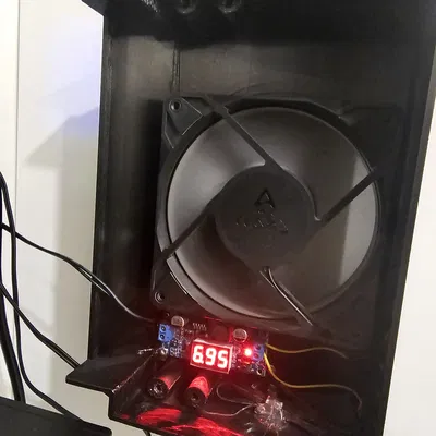 Ngàm tản nhiệt chủ động RB5009 hỗ trợ quạt 120mm