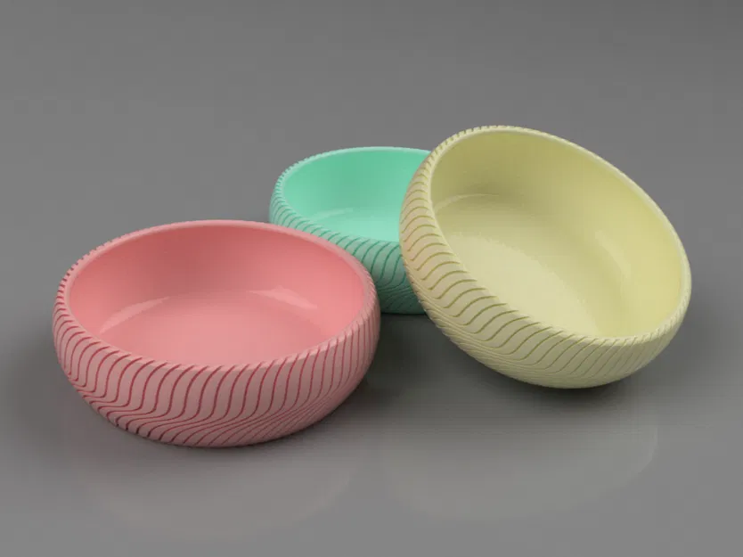 Wave Bowl – Tô vân sóng organic - Image 1