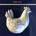 Chicken_vnsoy – Model 3D khuôn gà làm xà phòng, chocolate & nến - Thumbnail 1