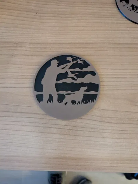 Bộ lót ly chủ đề săn bắn động vật hoang dã (Hunting wildlife coaster set) - Image 4