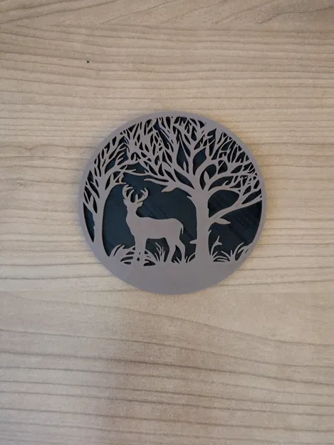 Bộ lót ly chủ đề săn bắn động vật hoang dã (Hunting wildlife coaster set) - Image 5