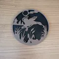 Bộ lót ly chủ đề săn bắn động vật hoang dã (Hunting wildlife coaster set) - Thumbnail 9