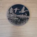 Bộ lót ly chủ đề săn bắn động vật hoang dã (Hunting wildlife coaster set) - Thumbnail 11