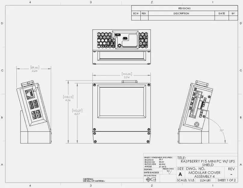 Mini PC Pi 5: UPS X1203 tích hợp & màn hình cảm ứng 3.5 inch - Image 2
