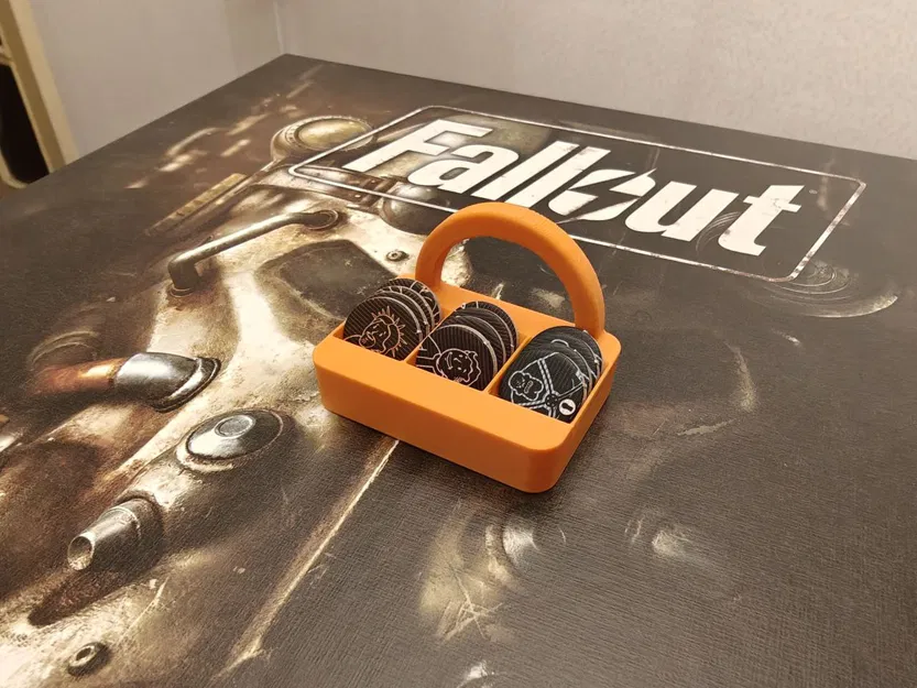 Insert cho chip nhân vật cho board game Fallout (gắn vào khay xúc xắc) - Image 2