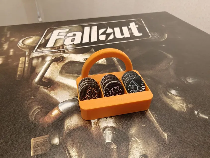 Insert cho chip nhân vật cho board game Fallout (gắn vào khay xúc xắc) - Image 3