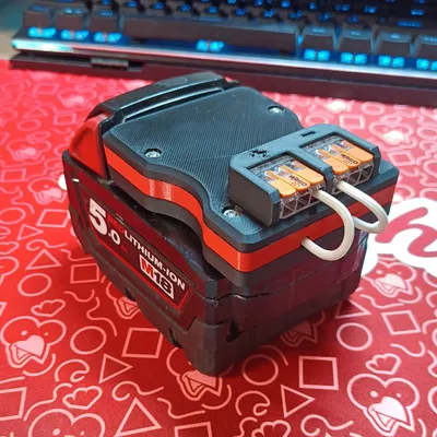 Adapter nguồn WAGO cho pin Milwaukee (hệ M18)