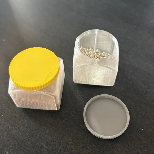 Gridfinity 1x1 Hũ Có Nắp Vặn (Screw Lid) - Image 1