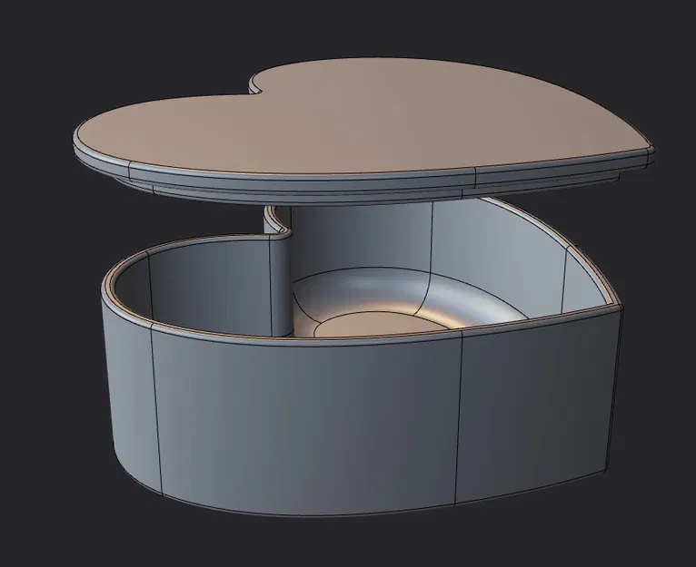 Hộp hình trái tim có nắp đậy - Image 5