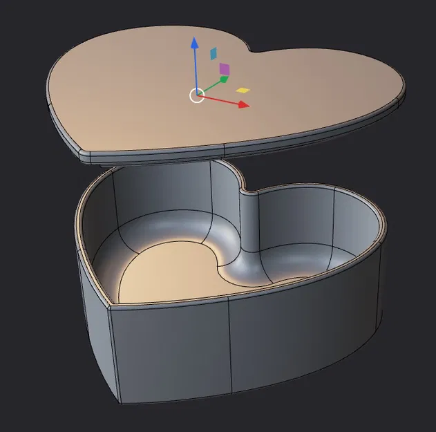 Hộp hình trái tim có nắp đậy - Image 6