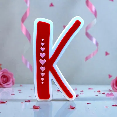 Bộ Chữ Cái Valentine Trái Tim & Ký Tự (A–Z) - Không Cần AMS