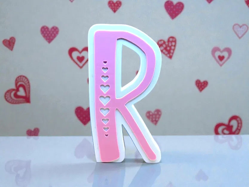 Bộ Chữ Cái Valentine Trái Tim & Ký Tự (A–Z) - Không Cần AMS - Image 7