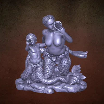 Naiad và Triton – Mẫu sẵn sàng in 3D