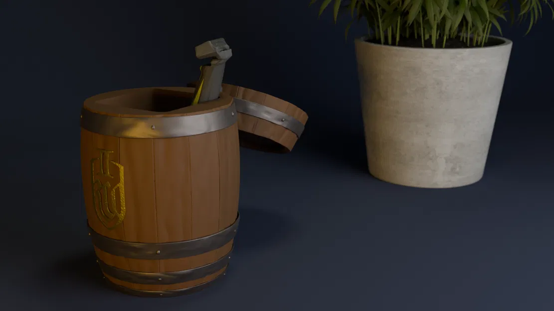 Ngăn đựng dạng thùng (Barrel) cho Philips OneBlade 360 - Image 1