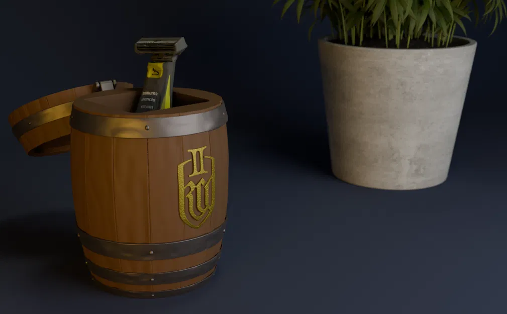 Ngăn đựng dạng thùng (Barrel) cho Philips OneBlade 360 - Image 3