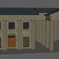 Greek Temple V4 – Đền thờ Hy Lạp (3D Model) - Thumbnail 1