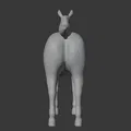 Horse Base Mesh cho Game/Animation và sẵn sàng 3D Print - Thumbnail 3