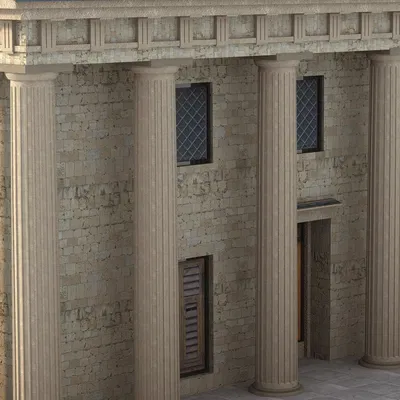 Greek Temple V4 – Đền thờ Hy Lạp (3D Model)
