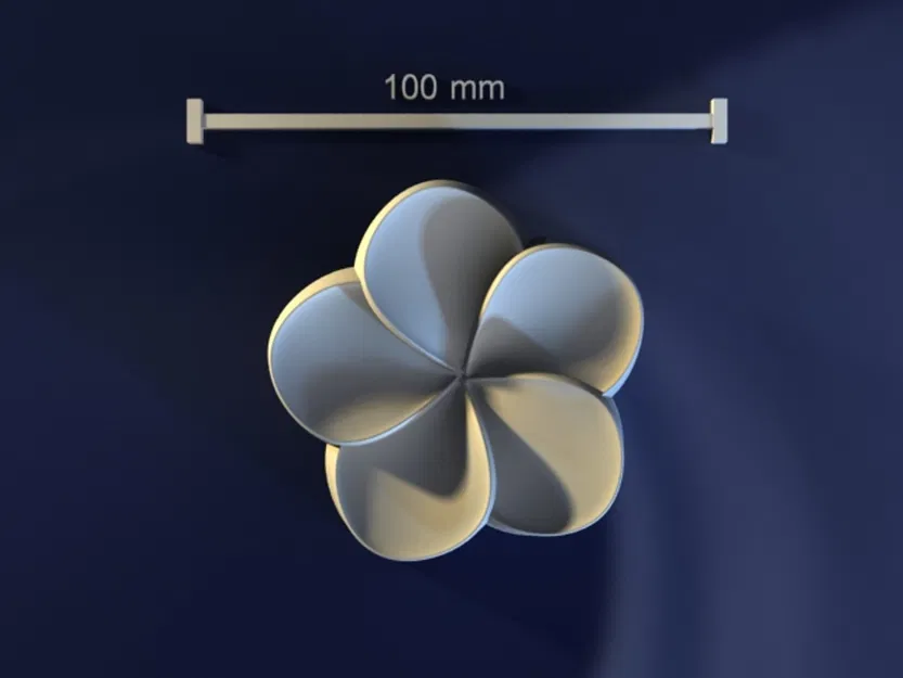 Plumeria_9y46X – Model 3D khuôn hoa Plumeria để 3D print - Image 1