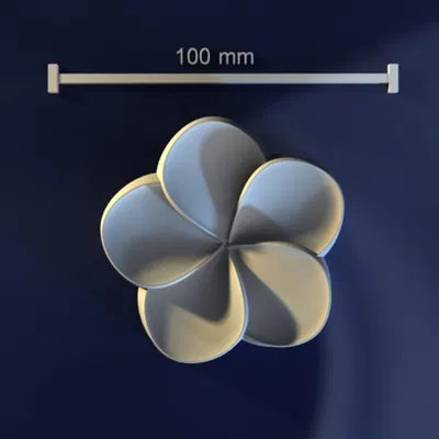 Plumeria_9y46X – Model 3D khuôn hoa Plumeria để 3D print