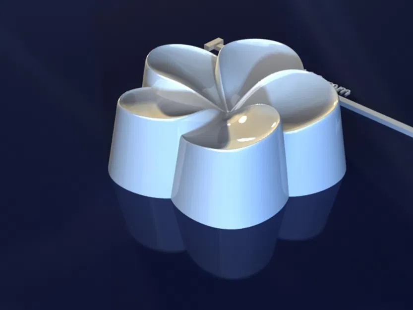 Plumeria_9y46X – Model 3D khuôn hoa Plumeria để 3D print - Image 2