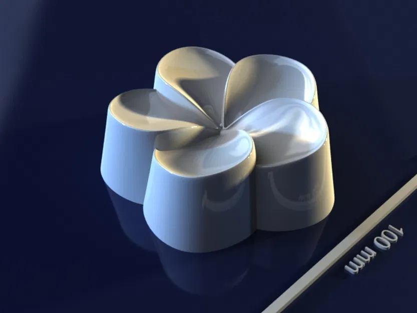 Plumeria_9y46X – Model 3D khuôn hoa Plumeria để 3D print - Image 4