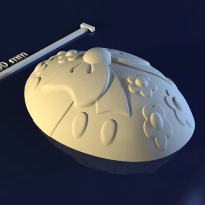 Egg_awUhAawU – Mẫu 3D khuôn trứng (Egg mold) chất lượng cao